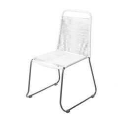 Garden chair Antea 57 x 61 x 90 cm Rope White