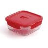 Hermetic Lunch Box Luminarc Pure Box Red 1,22 L Glass (6 Units)