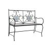 Bench DKD Home Decor Black Multicolour Mosaic 111 x 54 x 88 cm