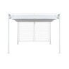 Pergola DKD Home Decor White 296 x 296 x 225 cm Steel