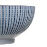 Salad Bowl 20 x 20 x 9,5 cm Porcelain Blue White