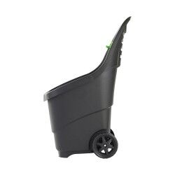 Garden Cart 65 L 87 x 60 x 50 cm Black polypropylene