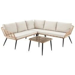 Divano da Giardino DKD Home Decor 128 x 75 x 72 cm Metallo rattan sintetico