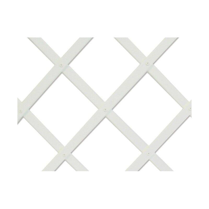 Lattice Nortene Trelliflex White PVC 1 x 2 m