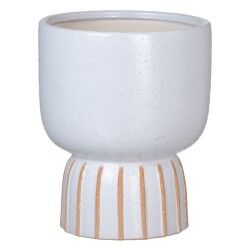 Vaso 19,5 x 19,5 x 24 cm Ceramica Bianco