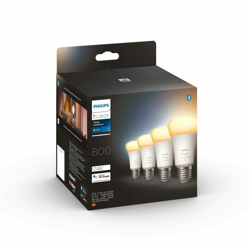 Lampadina Intelligente Philips A60 - E27 - 800 60 W E27 2200K 6500 K 800 lm