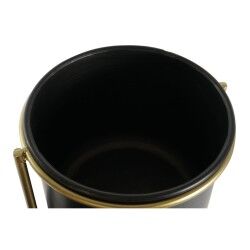 Vaso DKD Home Decor 30 x 21 x 80 cm Nero Dorato Metallo