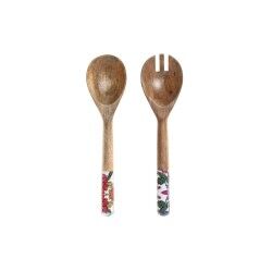 Set di Utensili da Cucina DKD Home Decor 6 x 2 x 32 cm 7 x 2 x 28 cm Legno di mango