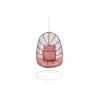 Hanging garden armchair DKD Home Decor White Terracotta Aluminium Steel synthetic rattan 94 x 100 x 196 cm