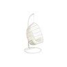 Sedia da giardino sospesa DKD Home Decor Bianco Metallo Alluminio rattan sintetico 94 x 100 x 196 cm