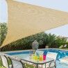 Vele parasole Tenda 5 x 5 m Beige Polietilene 500 x 500 x 0,5 cm