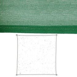 Shade Sails Awning Green Polyethylene 500 x 500 x 0,5 cm