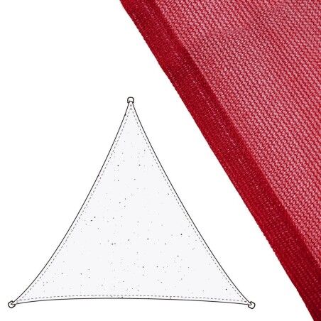 Shade Sails Awning Cherry Polyethylene 350 x 350 x 0,5 cm