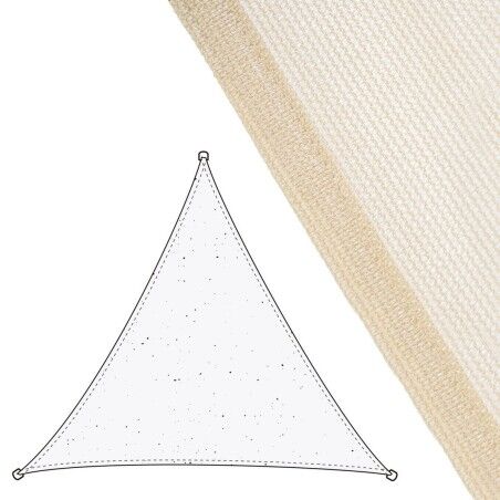 Vele parasole Tenda 3,5 x 3,5 m Beige Polietilene 350 x 350 x 0,5 cm