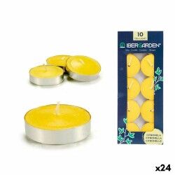 Set di Candele Citronella Giallo (24 Unità)