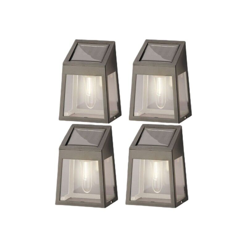 Wall Light Lumineo 898174 Solar LED Light 4 Units 5 Lm