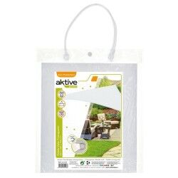 Vele parasole Aktive Triangolare Bianco 360 x 0,5 x 360 cm (4 Unità)