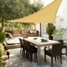 Tenda Aktive Triangolare Crema 500 x 0,3 x 500 cm (4 Unità)