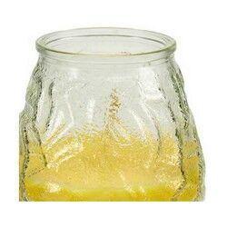 Scented Candle Yellow Transparent Citronela 9 x 9,5 x 9 cm (6 Units)