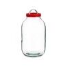 Jar Lid with handle Red polypropylene 5 L 16,5 x 29 x 16,5 cm (4 Units)