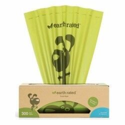 Dispenser di Buste per Animali Domestici Earth Rated UNSCENTBIO300 Carta Plastica (300 uds)