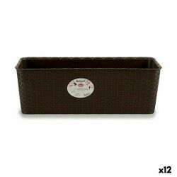 Planter Stefanplast Plastic 18 x 16 x 48,5 cm (12 Units)