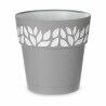 Vaso Autoirrigante Stefanplast Cloe Grigio Plastica 25 x 25 x 25 cm (6 Unità)