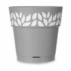 Vaso Autoirrigante Stefanplast Cloe Grigio Plastica 25 x 25 x 25 cm (6 Unità)