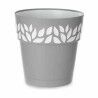 Vaso Autoirrigante Stefanplast Cloe Grigio Plastica 29 x 29 x 29 cm (6 Unità)