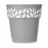 Vaso Autoirrigante Stefanplast Cloe Grigio Plastica 29 x 29 x 29 cm (6 Unità)