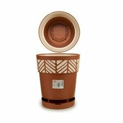 Vaso Autoirrigante Stefanplast Orfeo Terracotta Plastica 29 x 29 x 29 cm (6 Unità)