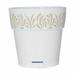 Vaso Autoirrigante Stefanplast Gaia Bianco Plastica 15 x 15 x 15 cm (12 Unità)