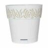 Vaso Autoirrigante Stefanplast Gaia Bianco Plastica 15 x 15 x 15 cm (12 Unità)