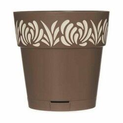 Vaso Autoirrigante Stefanplast Gaia Marrone Plastica 15 x 15 x 15 cm (12 Unità)