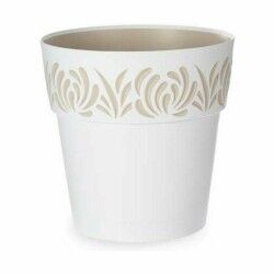 Vaso Autoirrigante Stefanplast Gaia Bianco Plastica 29 x 29 x 29 cm (6 Unità)