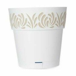 Vaso Autoirrigante Stefanplast Gaia Bianco Plastica 29 x 29 x 29 cm (6 Unità)