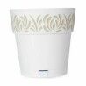 Vaso Autoirrigante Stefanplast Gaia Bianco Plastica 29 x 29 x 29 cm (6 Unità)