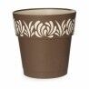 Self-watering flowerpot Stefanplast Gaia Brown Plastic 25 x 25 x 25 cm (6 Units)