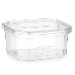 Rectangular Lunchbox with Lid Transparent polypropylene 370 ml 10,7 x 5,5 x 11,7 cm (24 Units)