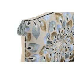 Poltrona da giardino DKD Home Decor Azzurro Beige 90 x 55 x 18 cm