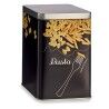 Barattolo Pasta Nero Metallo 1 L (24 Unità)