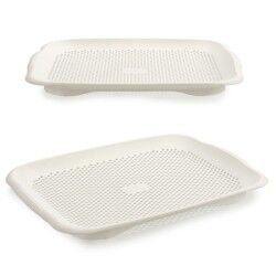 Drainer White Plastic 27 x 3 x 36,3 cm (24 Units)