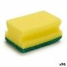 Spugna Giallo Verde Fibra sintetica 4 x 9 x 6,5 cm (96 Unità)