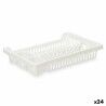 Draining Rack for Kitchen Sink White Plastic 42,5 x 7 x 29,5 cm (24 Units)