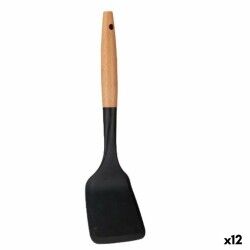 Kitchen Spatula Wood 10 x 34 x 3,5 cm (12 Units)