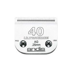 Shaving razor blades Andis S-40 Steel Chromed 0,25 mm