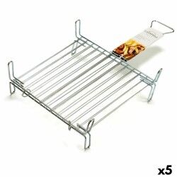 Grill Double 35 x 35 cm Zinc-plated steel (5 Units)