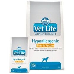 Fodder Farmina Vet Life Hypoallergenic Fish & Potato Adult Fish 12 kg