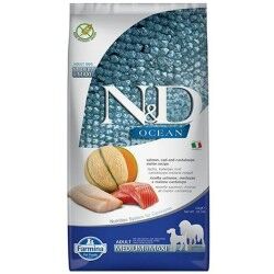 Fodder Farmina N&D Adult Melon Salmon Fish Cod 12 kg