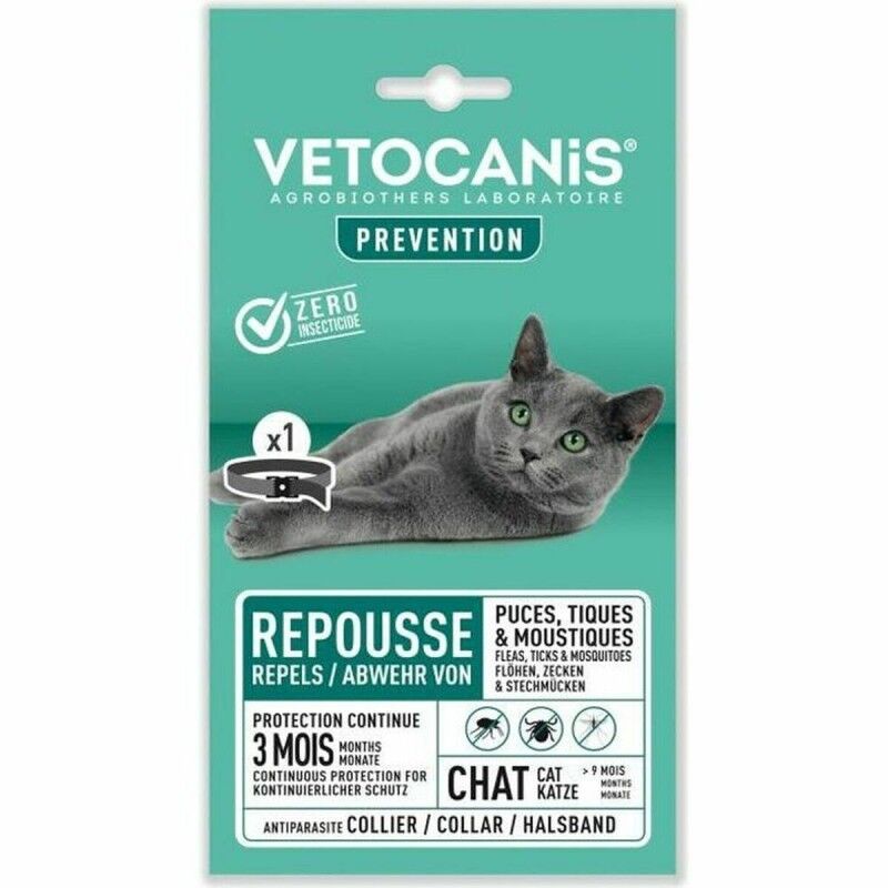 Collare antiparassitario Vetocanis Gatto 9 Mesi